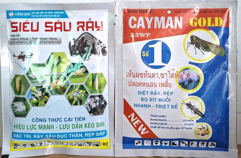 combo trừ sâu rầy rệp và đặc trị côn trùng chích hút: bọ trĩ, rầy xanh, rầy mềm, rầy nhảy, rệp sáp, mát cây, mát bông, không nóng