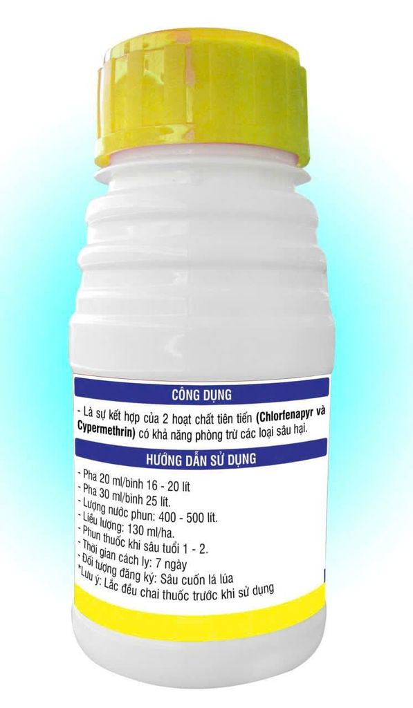 (240ml) Đặc trị sâu đục trái - Bugatteegolg 120SC: dạng sữa, mát cây, mát trái, không nóng trái