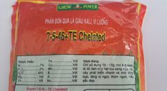 (100gam) Phân bón lá NPK 7-5-46 + TE dạng chelate: giàu kali, vi lượng, hàm lượng kali cao 46%