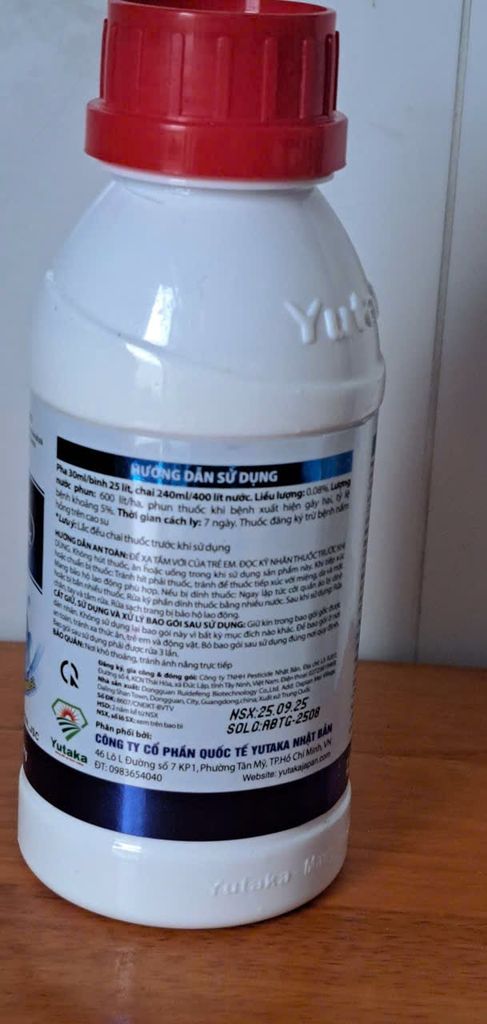 (240ml) Thuốc trừ bệnh ABITA GOLD 400SC, trị thối rễ, xì mủ, thối trái,  trừ nấm Phytophthora, Pythium, Peronospora