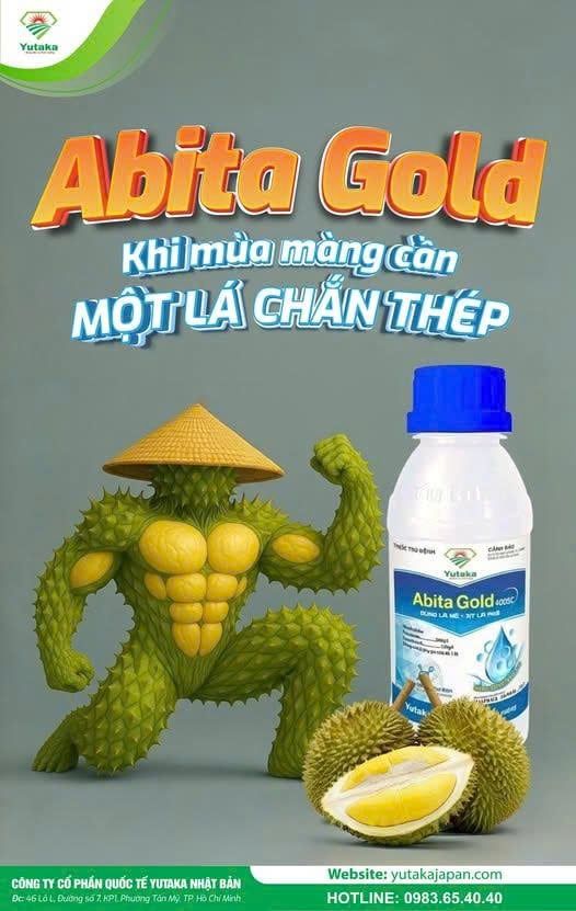 (240ml) Thuốc trừ bệnh ABITA GOLD 400SC, trị thối rễ, xì mủ, thối trái,  trừ nấm Phytophthora, Pythium, Peronospora