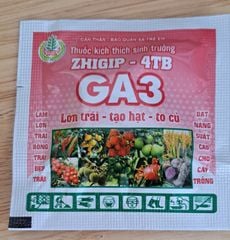 Viên sủi GA3 - Thuốc kích thích sinh trưởng ZHIGIP-4TP 5gam: kích lớn trái, to hạt lúa, to củ đạt năng suất cao