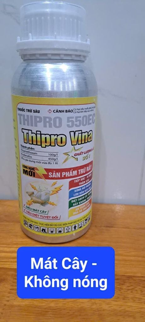 (40ml và 450ml) Thuốc Trừ Sâu THIPRO 550EC Hiệu Thipro Vina: mát cây, không nóng, trừ rầy cánh trắng, rầy nâu