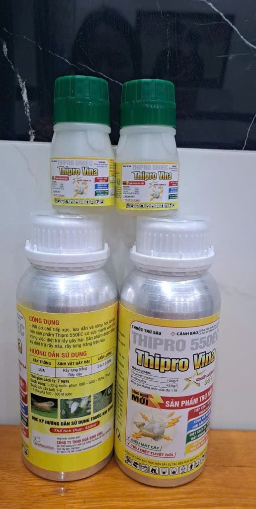 (40ml và 450ml) Thuốc Trừ Sâu THIPRO 550EC Hiệu Thipro Vina: mát cây, không nóng, trừ rầy cánh trắng, rầy nâu