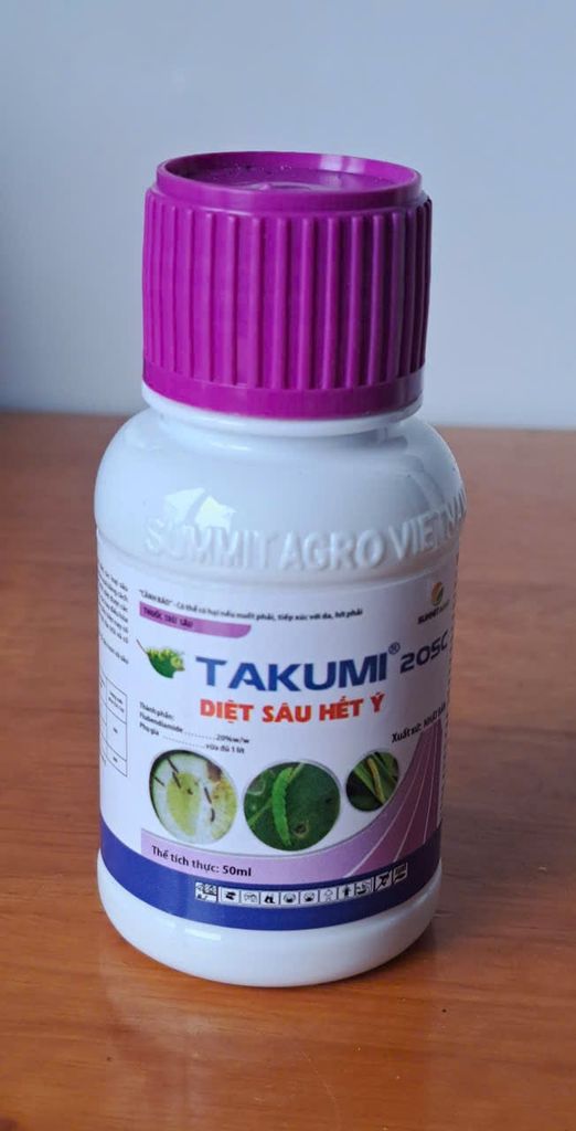 (50ml) Thuốc trừ sâu TAKUMI 20SC - xuất xứ Nhật Bản chứa Flubendiamide 20%
