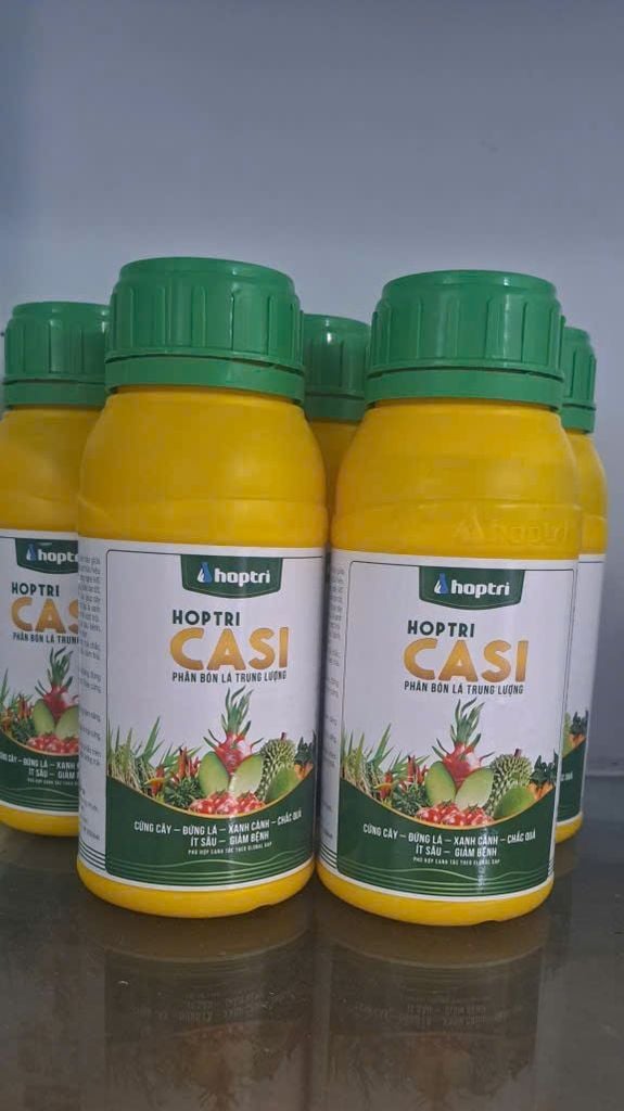 ( 500ml) Phân bón lá trung lượng giúp cứng cây, casi hợp trí 500ml: giúp cứng cây, chống đổ ngã, đứng lá, xanh lá