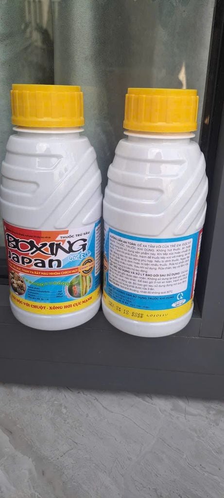 (450ml) Thuốc trừ sâu BOXING JAPAN 405EC phòng trừ đục thân, muỗi hành, rầy nâu, rầy phấn trắng gây hại lúa, độc với chuột