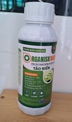 (Chai 500ml) Phân Bón Hữu Cơ ORGANISK MAX TẢO BIỂN: kích rễ; phục hồi cây; mập cơi, mập chồi, xanh lá, to lá, dày lá; dưỡng bông, mập bông, giảm rụng trái non; tăng chất lượng trái; giải độc đất, giảm tress cây trồng