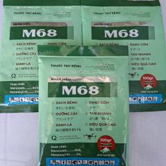 (Gói 100g) Thuốc Trừ Bệnh M68 RILDZOMIGOL SUPER 68WG: sạch bệnh, dưỡng cây, xanh lá, dạng cốm, tan nhanh, hiệu quả cao