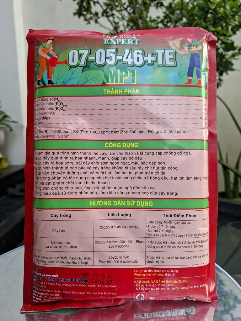 Bộ già lá nhanh 1 chai HEXAVILL + 1 gói 07-05-46+TE + 4 gói COMBI Ức Chế Đọt Non Không Gây Cháy Lá