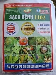 Bộ Giải Pháp 1 gói SẠCH BỆNH 1102 + 1 gói AGRONIL: đặc trị sương mai, cháy lá, đốm lá trên cây dưa hấu