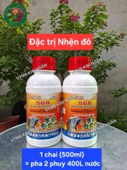 (Chai 500ml) Thuốc Trừ nhện NASATA 5SC hiệu 568 NHANH MẠNH DÀI: đặc trị nhện đỏ, lưu dẫn dài, cây trồng khỏe