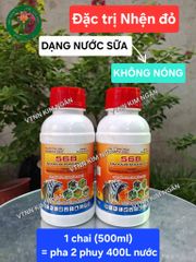 (Chai 500ml) Thuốc Trừ nhện NASATA 5SC hiệu 568 NHANH MẠNH DÀI: đặc trị nhện đỏ, lưu dẫn dài, cây trồng khỏe