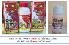 (240ml - 400ml) TP SAP, Bakari 512EC 400ml: trừ sâu đục thân, sâu cuốn lá lúa, bọ trĩ, bọ xít, rầy phấn trắng, sâu phao đục bẹ, sâu keo, sâu đàn