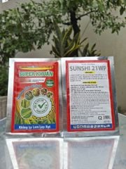 (Gói 25g) Thuốc trừ bệnh SUNSHI 21WP hiệu SUPER KHUẨN: chống sơ đen mít, không xì mủ trên mít - trừ thán thư, thối trái - trừ cháy lá