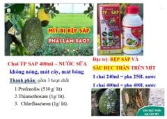 Thuốc trị rệp sáp mít, sâu đục thân và trị sâu đục trái mít