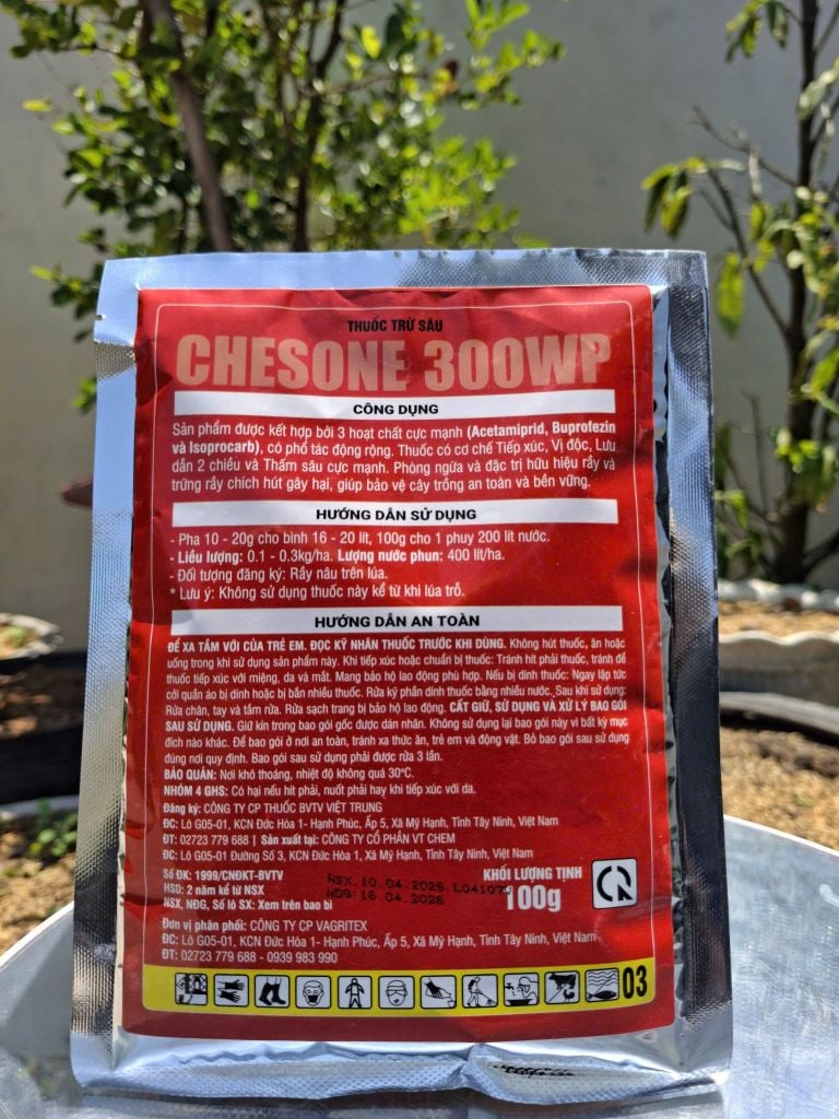 (Gói 100g) Thuốc trừ sâu hiệu TP-RAY - CHESONE 300WP: đặc trị bọ xít muỗi hại điều, bọ trĩ, phấn trắng, rầy, rệp sáp, và rệp muội, rầy xanh
