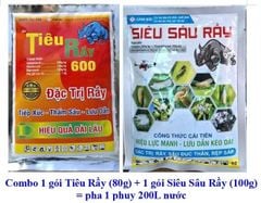 Combo trừ sâu rầy rệp và đặc trị côn trùng chích hút: bọ trĩ, rầy xanh, rầy mềm, rầy nhảy, rệp sáp, mát cây, mát bông, không nóng
