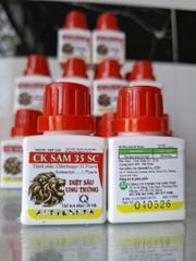 (Chai 20ml) Thuốc Trừ Sâu CK SAM 35SC - Diệt Sâu, Ung Trứng: trừ sâu keo mùa thu, bọ nhảy, sâu tơ, sâu cuốn lá, sâu xanh da láng