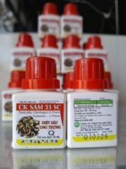 (Chai 20ml) Thuốc Trừ Sâu CK SAM 35SC - Diệt Sâu, Ung Trứng: trừ sâu keo mùa thu, bọ nhảy, sâu tơ, sâu cuốn lá, sâu xanh da láng