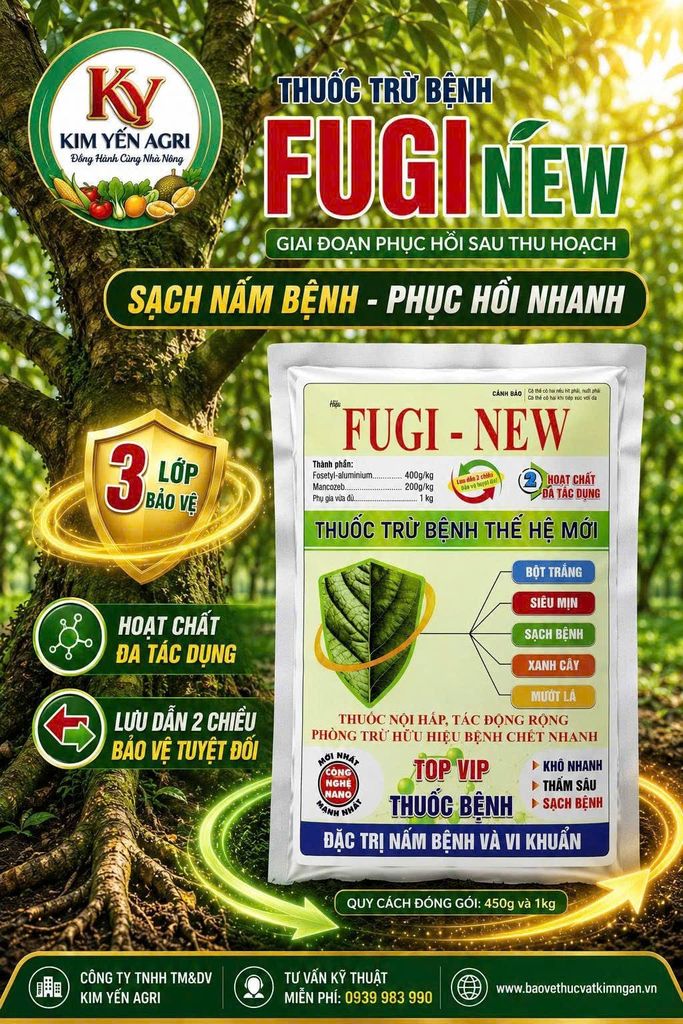 Phòng trị tuyến trùng và làm lành các vết thương do tuyến trùng gây hại, ngăn ngừa sưng rễ, thối rễ  và vàng lá