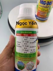 Thuốc trừ cỏ hậu nảy mầm MIG 345, Beeco 345 240ml: đặc trị cỏ lồng vực, cỏ gạo, cỏ đuôi phụng, KHÔNG ĐỎ LÚA