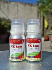 (Chai 100ml) Thuốc Trừ Sâu CK SAM 35SC [Chuyên Lúa] đặc trị Sâu đục thân, Sâu cuốn lá: Sự kết hợp độc đáo của 2 hoạt chất Chlorfenapyr & Ivermectin: lưu dẫn, thấm sâu, sâu ngừng ăn ngay sau phun.