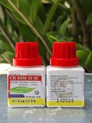 (Chai 20ml) Thuốc Trừ Sâu CK SAM 35SC - Diệt Sâu, Ung Trứng: trừ sâu keo mùa thu, bọ nhảy, sâu tơ, sâu cuốn lá, sâu xanh da láng