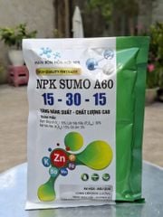 (Gói 500g) Phân bón hỗn hợp NPK 15-30-15 SUMO A60: Ra hoa - Đậu quả; Tăng màu sắc - Hương vị