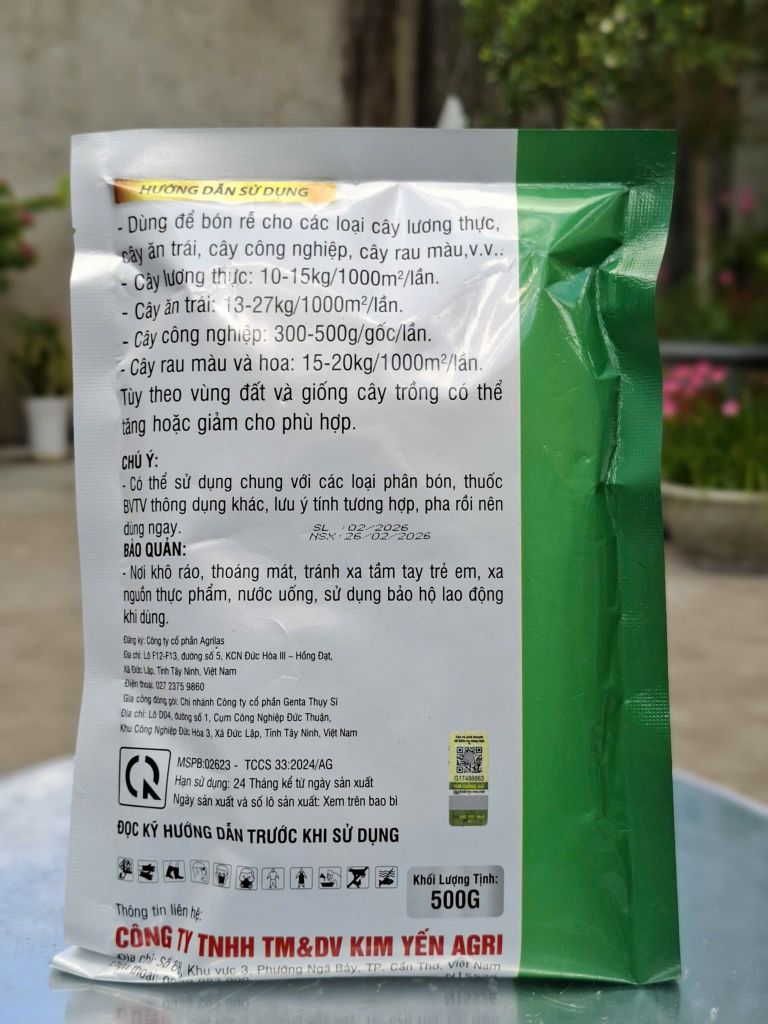 (Gói 500g) Phân bón hỗn hợp NPK 15-30-15 SUMO A60: Ra hoa - Đậu quả; Tăng màu sắc - Hương vị