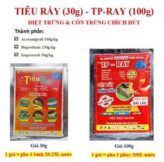 Các sản phẩm phòng trị Côn Trùng Chích Hút: Rầy Xanh, Rầy Phấn, Rầy Nhảy, Bọ Trĩ, Rầy Mềm, Rệp Sáp, Rầy Nâu
