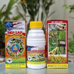 (450ml) Akulagold 260EW hiệu Rệp Sáp 1102:  trừ rệp sáp, ruồi vàng, bọ xít, rệp muội, sâu đục thân, muỗi hành,  rầy phấn trắng lúa, bọ trĩ gây hại lúa