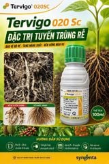 (100ml) Thuốc đặc trị tuyến trùng Tervigo 020SC gây hại cà phê, hồ tiêu, thanh long, sầu riêng, khoai tây và cam