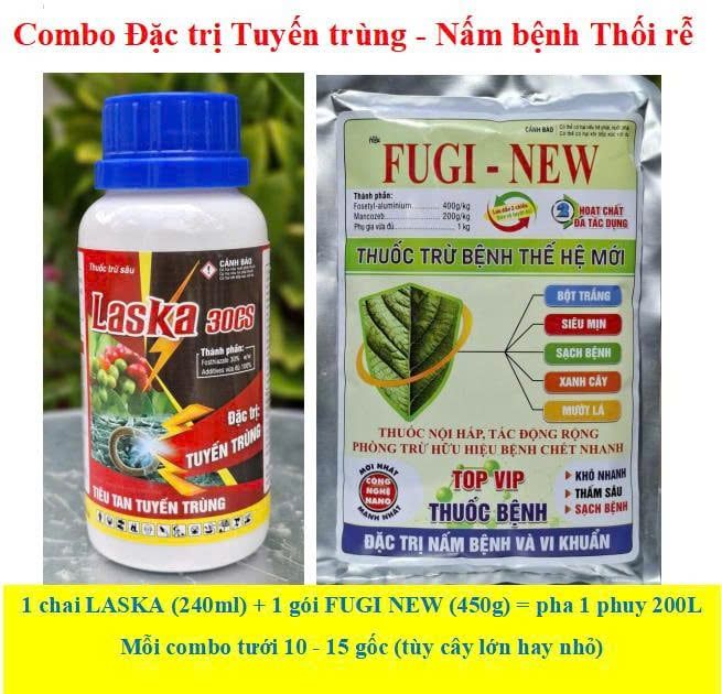 Phòng trị tuyến trùng và làm lành các vết thương do tuyến trùng gây hại, ngăn ngừa sưng rễ, thối rễ  và vàng lá