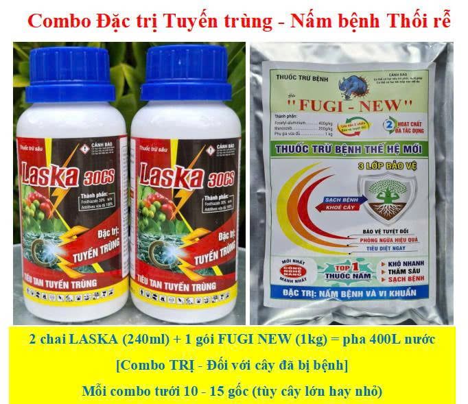 Phòng trị tuyến trùng và làm lành các vết thương do tuyến trùng gây hại, ngăn ngừa sưng rễ, thối rễ  và vàng lá