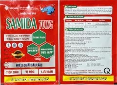 (COMBO 2 GÓI) Trừ SÂU-RẦY-RỆP: SAMIDA 70WG & SIÊU SÂU RẦY AKULAGOLD 420WP mát cây, không nóng. Đặc trị sâu ăn bông, sâu đục thân, rệp sáp, rầy xanh, rầy phấn, bọ trĩ, rầy mềm