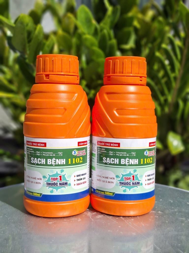 (Chai 500ml) SẠCH BỆNH 1102 - Grandgold 80SC :  đặc trị nấm bệnh, vàng lá, khô vằn, nấm hồng trên sầu riêng