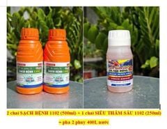 (Chai 500ml) SẠCH BỆNH 1102 - Grandgold 80SC :  đặc trị nấm bệnh, vàng lá, khô vằn, nấm hồng trên sầu riêng