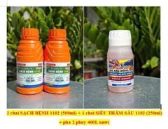 (Chai 1 lít) Sạch bệnh 1102 - Grandgold 80SC - 1 lít:  đặc trị nấm bệnh, vàng lá, khô vằn, nấm hồng trên sầu riêng
