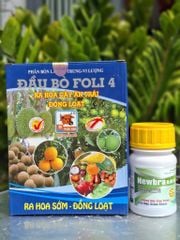 Bộ đôi rước mắt cua trên sầu riêng: ĐẦU BÒ FOLI 4 + NEWBRA 0.01SL: ra hoa sớm, đồng loạt; điều hòa sinh trưởng cây trồng giai đoạn ra hoa