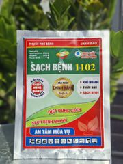 Bộ Giải Pháp 1 gói SẠCH BỆNH 1102 + 1 gói AGRONIL: đặc trị sương mai, cháy lá, đốm lá trên cây dưa hấu