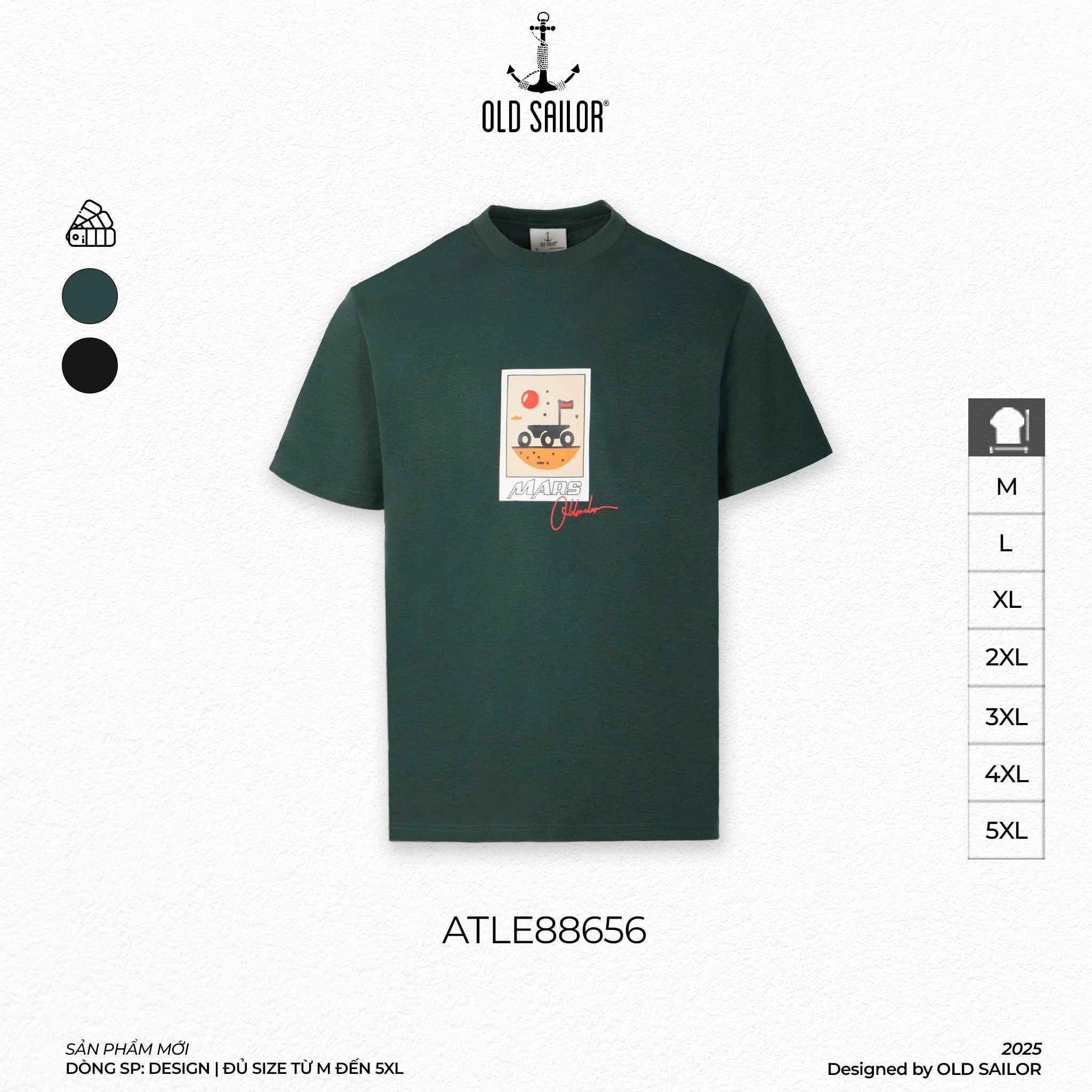  Áo Thun Nam Rover  Old Sailor - ATLE 88656 - Big size upto 5XL 