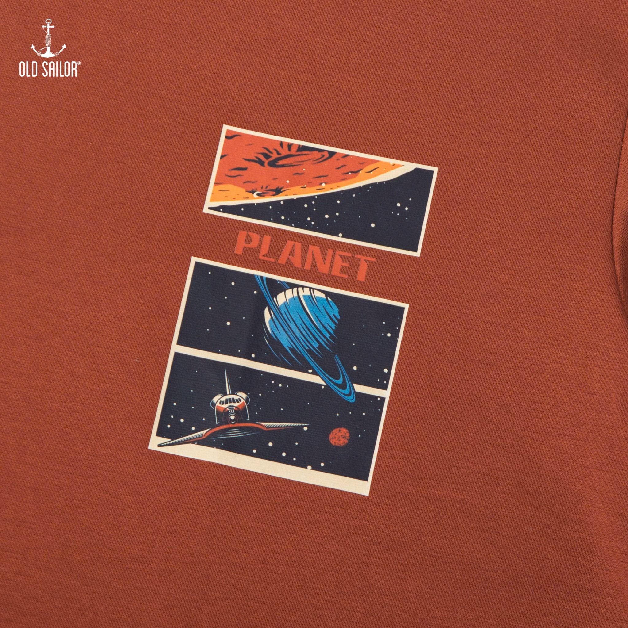  Áo Thun Nam Planet  Old Sailor - ATRE 88655  - Big size upto 5XL 