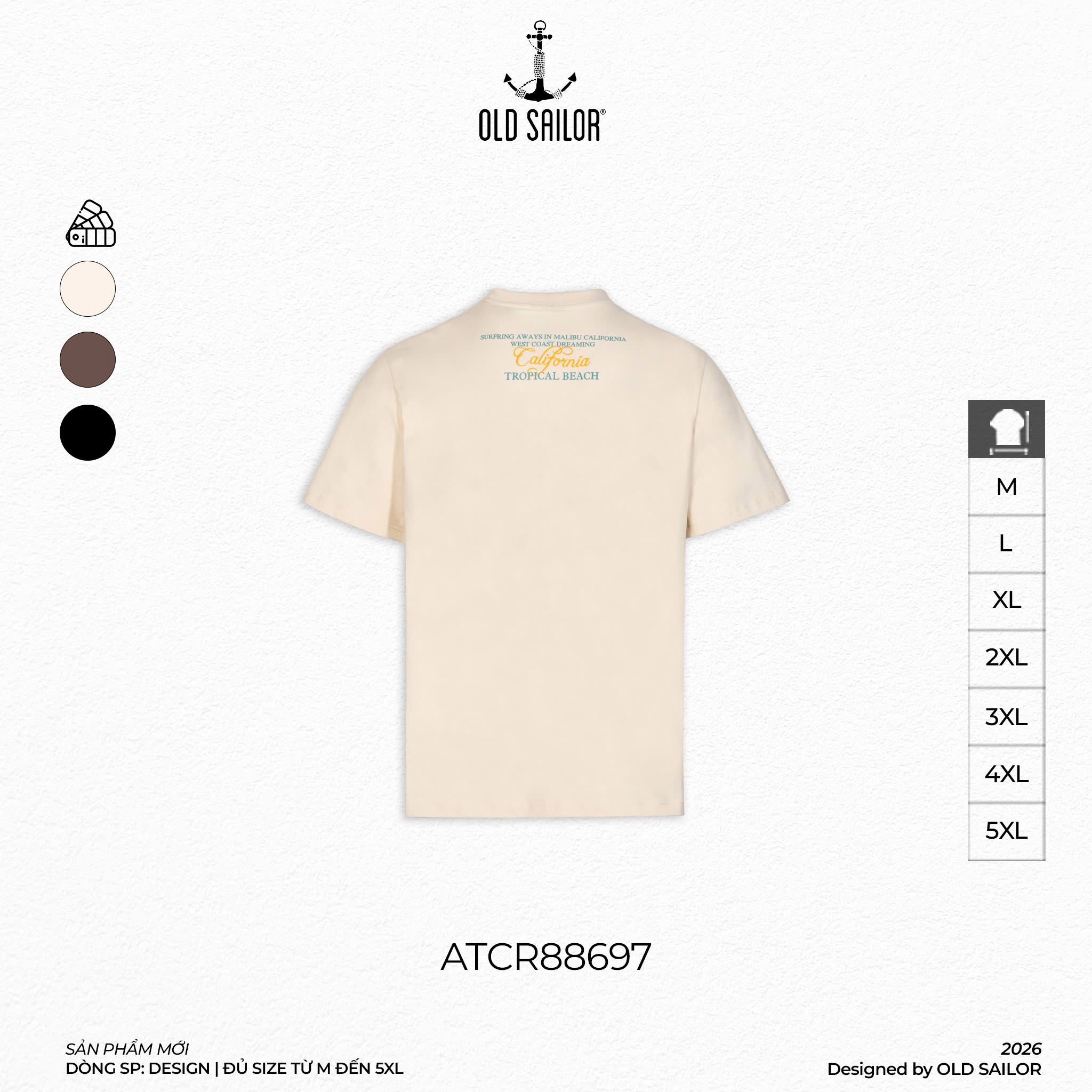  Áo Thun Nam Osl Paradise Tee - 88697 - Big Size Upto 5XL 