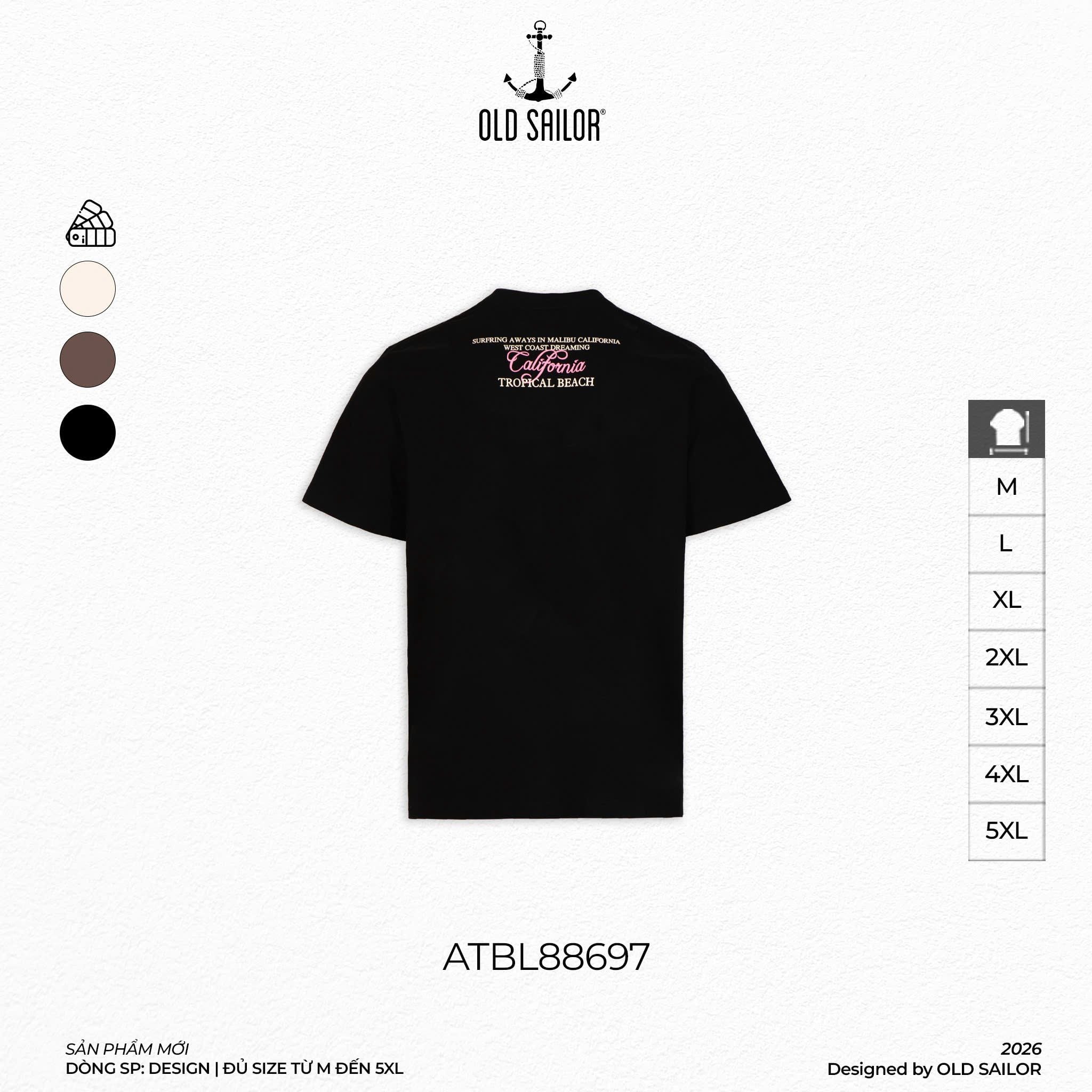  Áo Thun Nam Osl Paradise Tee - 88697 - Big Size Upto 5XL 