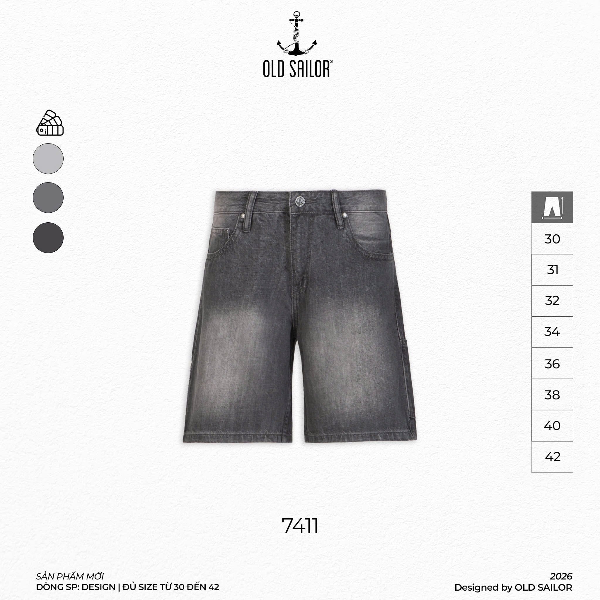  Quần Short Nam Osl Active Short - 7411 - Big Size Upto 140KG 