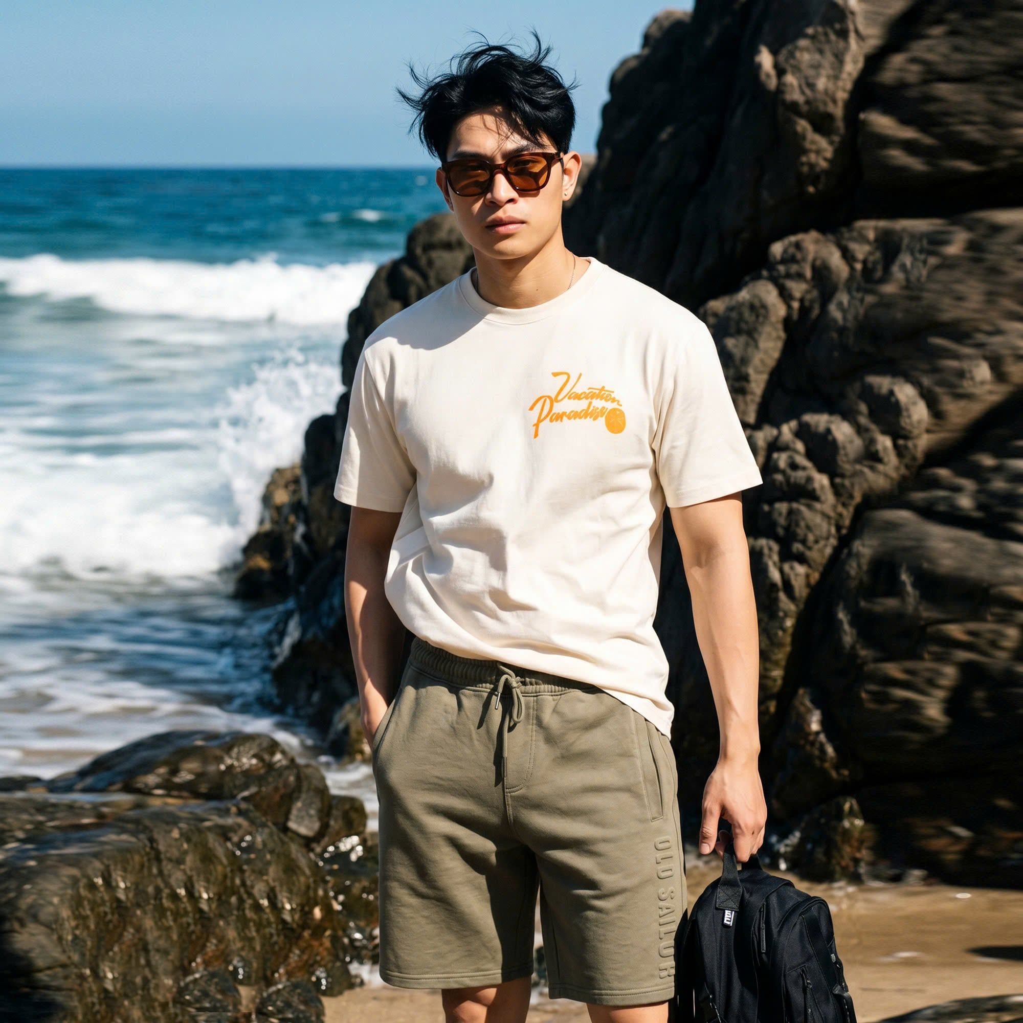  Osl cotton casual shorts - 88618 