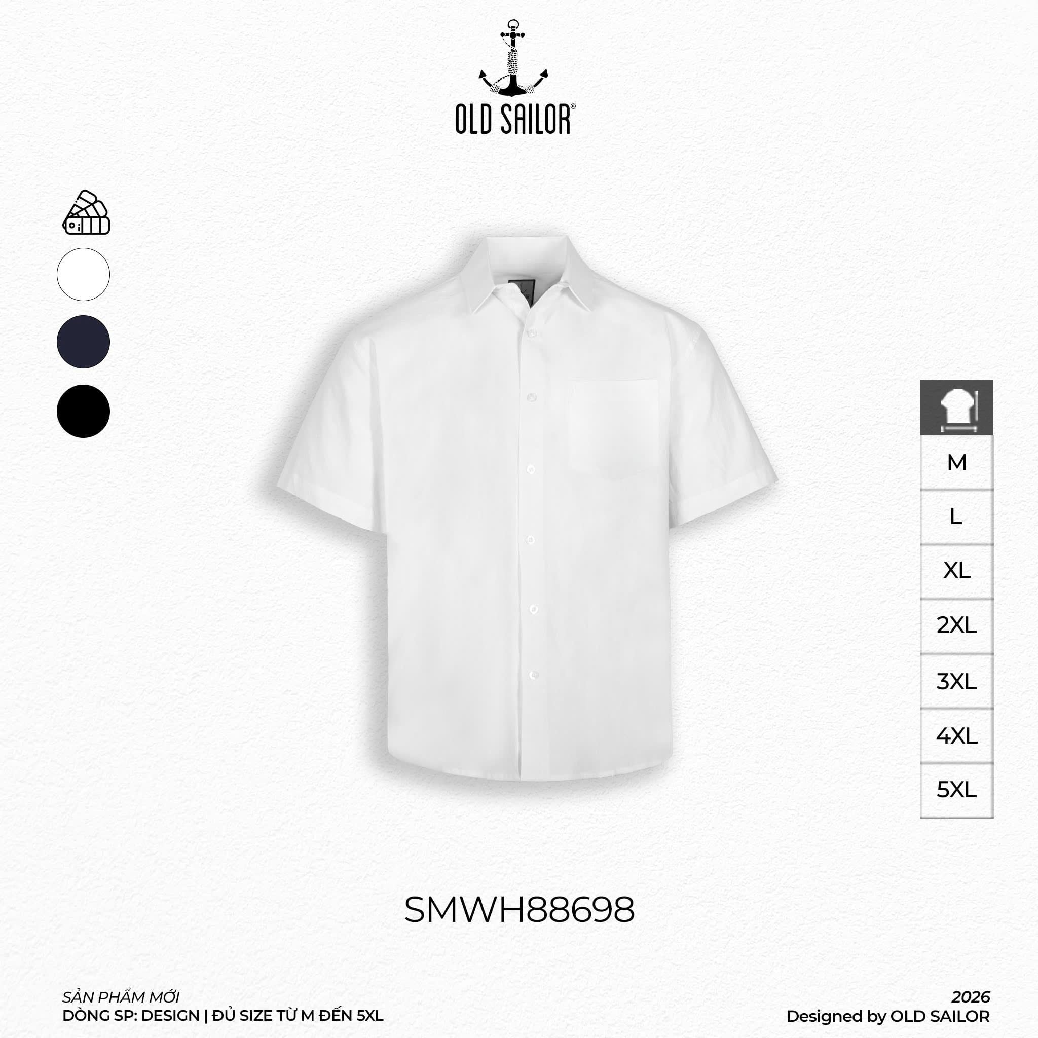  Áo Sơ Mi Nam Osl Linen Simple Shirt - 88698 - Big Size Upto 5XL 