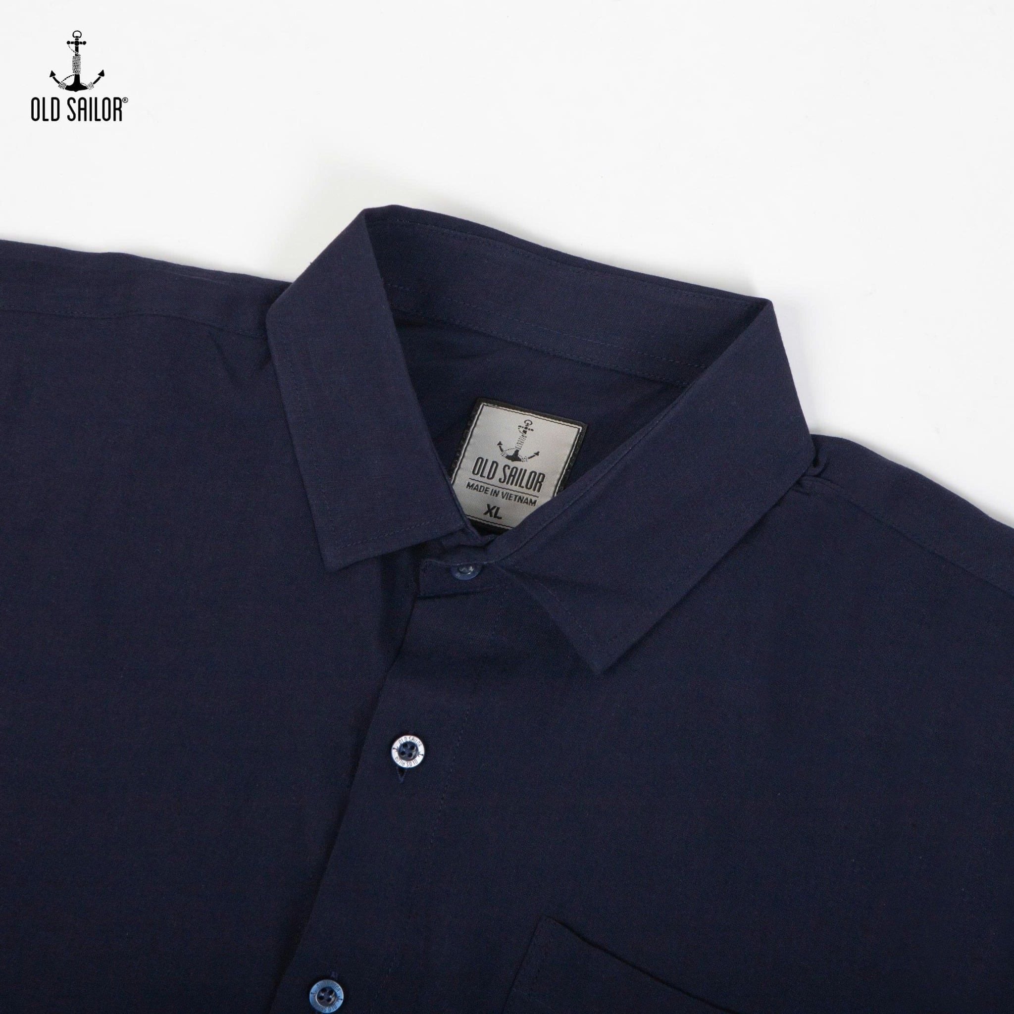  Áo Sơ Mi Nam Osl Linen Simple Shirt - 88698 - Big Size Upto 5XL 
