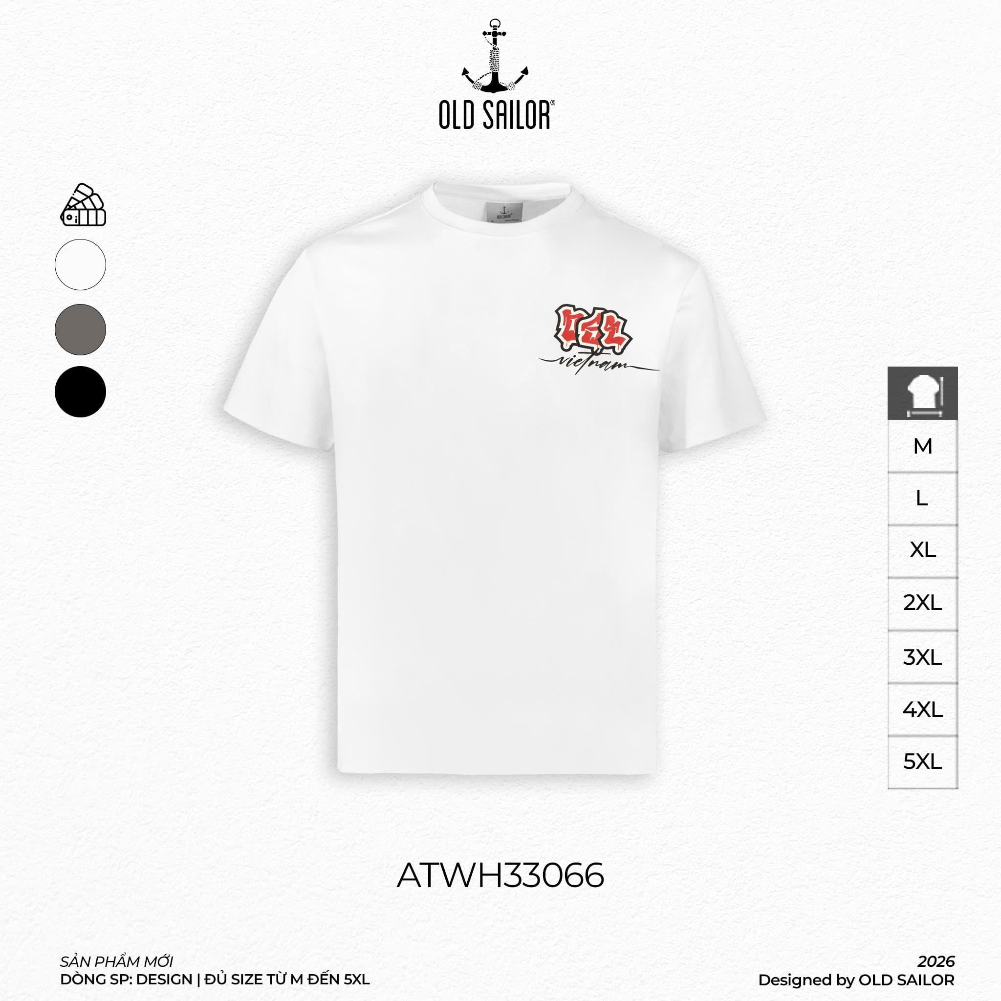  Áo Thun Nam Osl "Vietnam" Tee - 33066 - Big Size Upto 140KG 